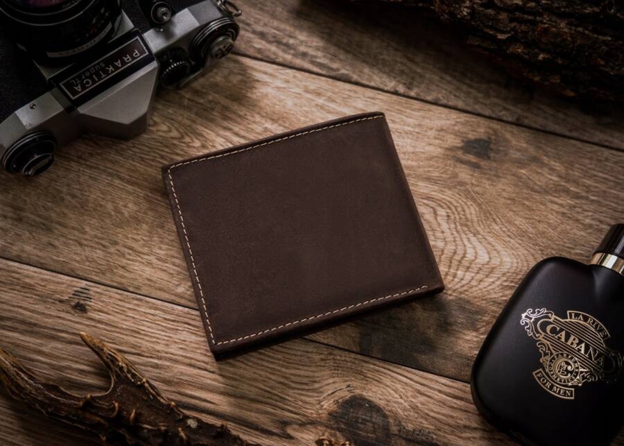 Portfel skórzany Always Wild N992-CHM-DOG-1 brązowy