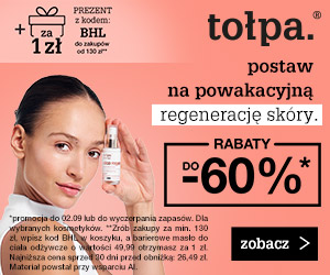 PREZENT za 1 zł z kodem: BHL Tołpa