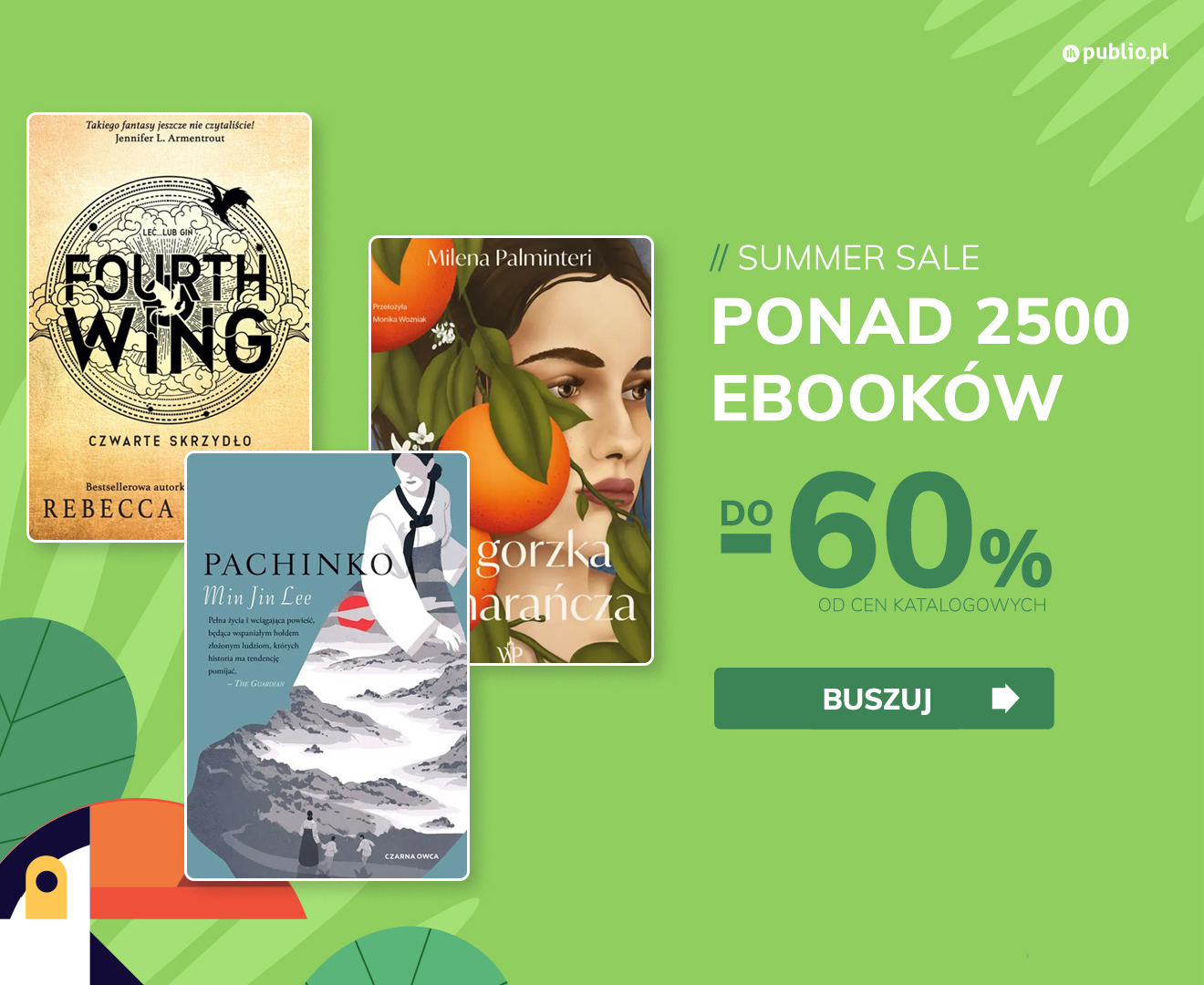 Ebooki do -60%, sprawdź Publio - serwisy rabatowe/cashbacki