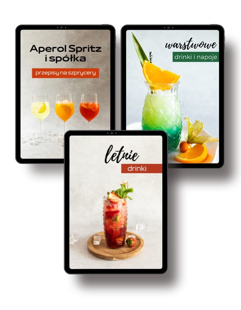 Image of PAKIET 3 ebooków Letnie drinki + Aperol Spritz i spółka + Warstwowe drinki