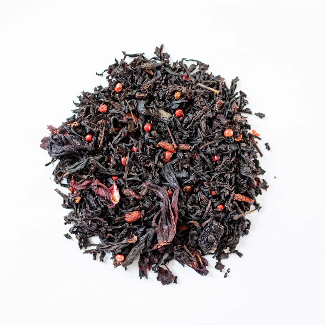 Image of Herbata czarna JAGODY GOJI I WINOGRONA 100g