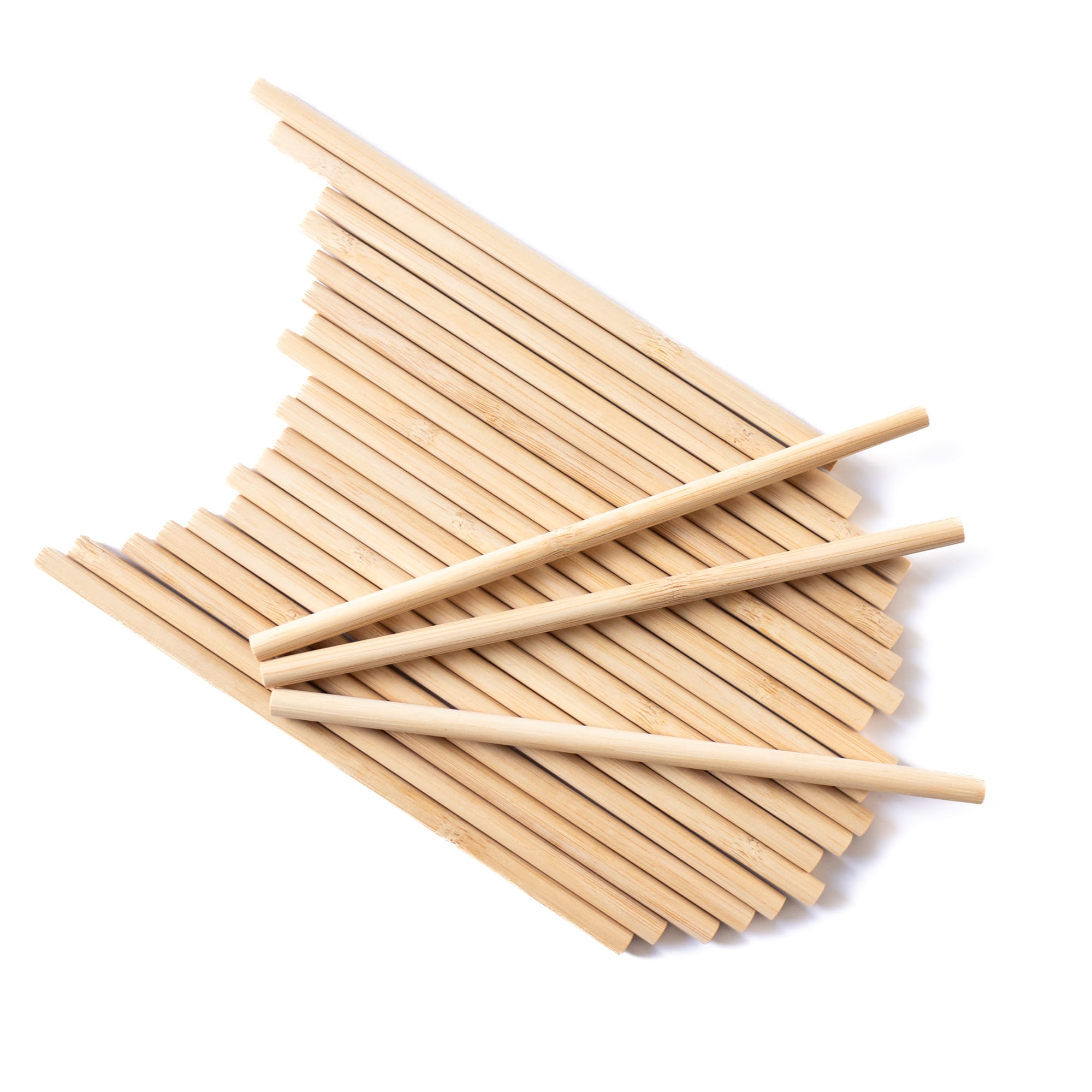 Image of Słomki bambusowe 20 cm 50 szt do wysokich szklanek