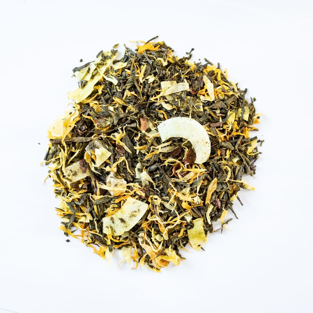 Image of Herbata zielona PINA COLADA GREEN TEA 100g