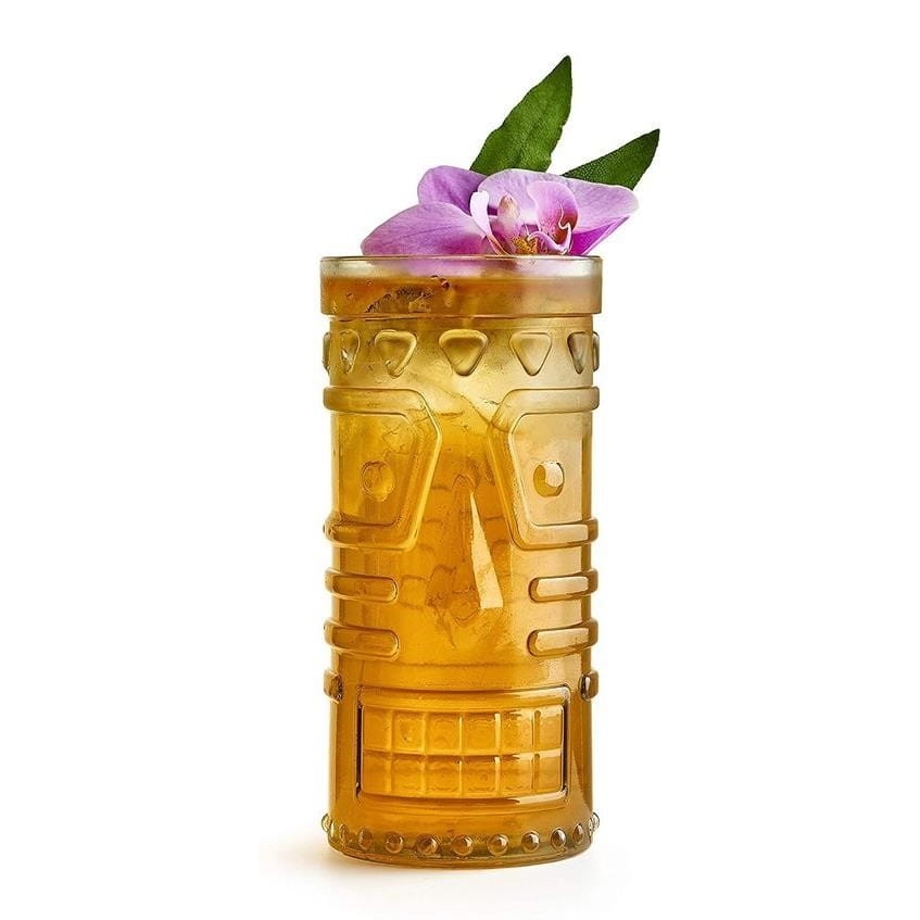 Image of Zestaw 4 szklanki do drinków Tiki wysokie na prezent