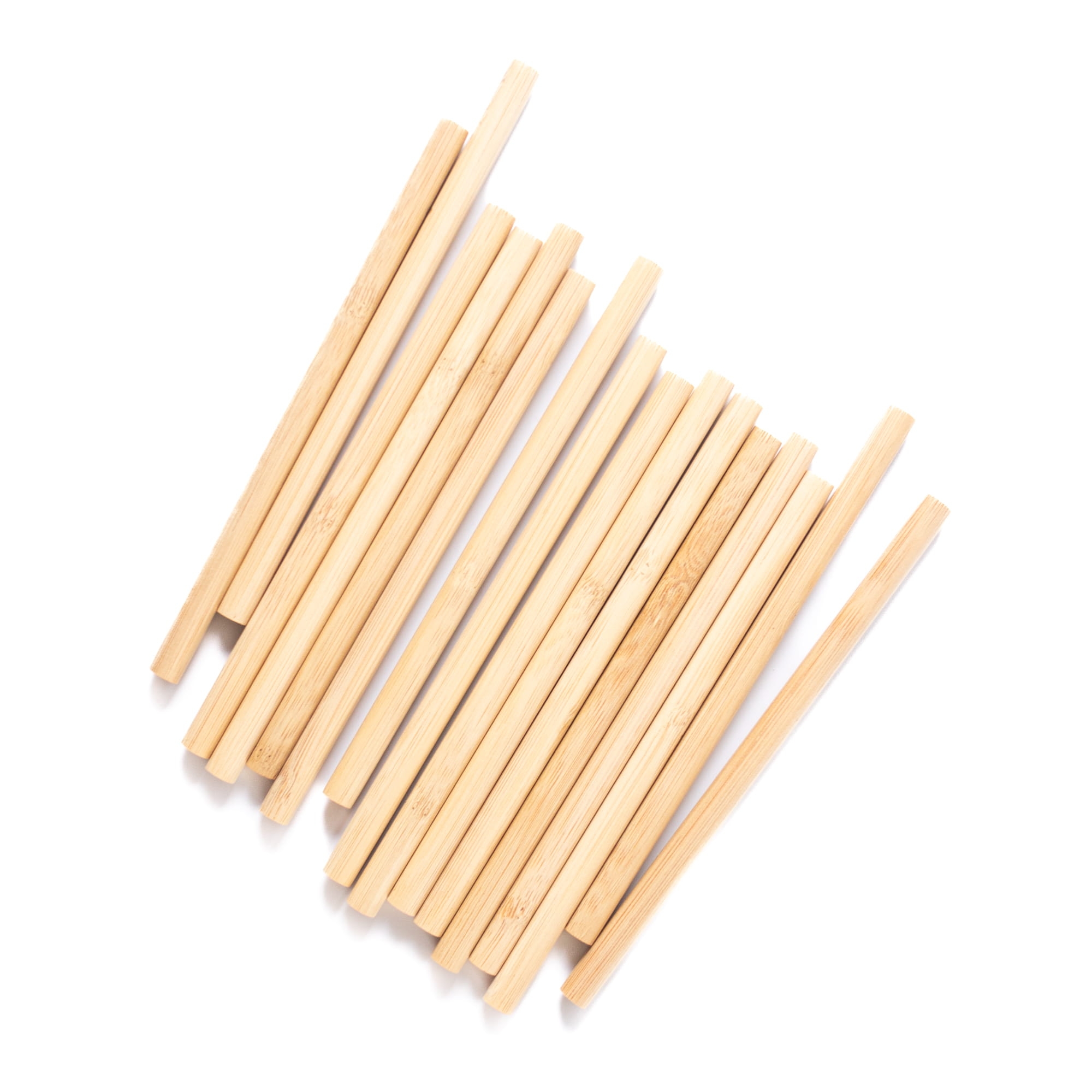 Image of Słomki bambusowe 15 cm 50 szt do niskich szklanek
