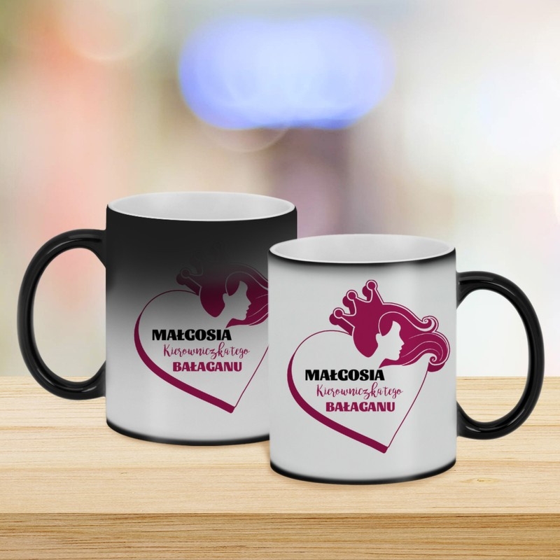 Magiczny kubek Kierowniczka bałaganu matowy z personalizacją