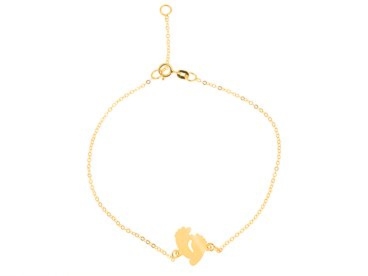 Bransoletka stópki ze złota próby 333 – prezent dla mamy