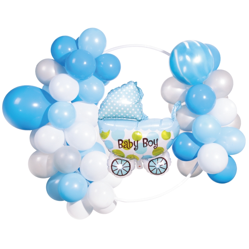 Image of Zestaw balonów Baby Boy girlanda Niebieska