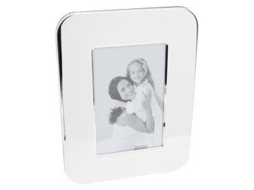 Posrebrzana ramka na zdjęcie z grawerem na ślub i rocznicę