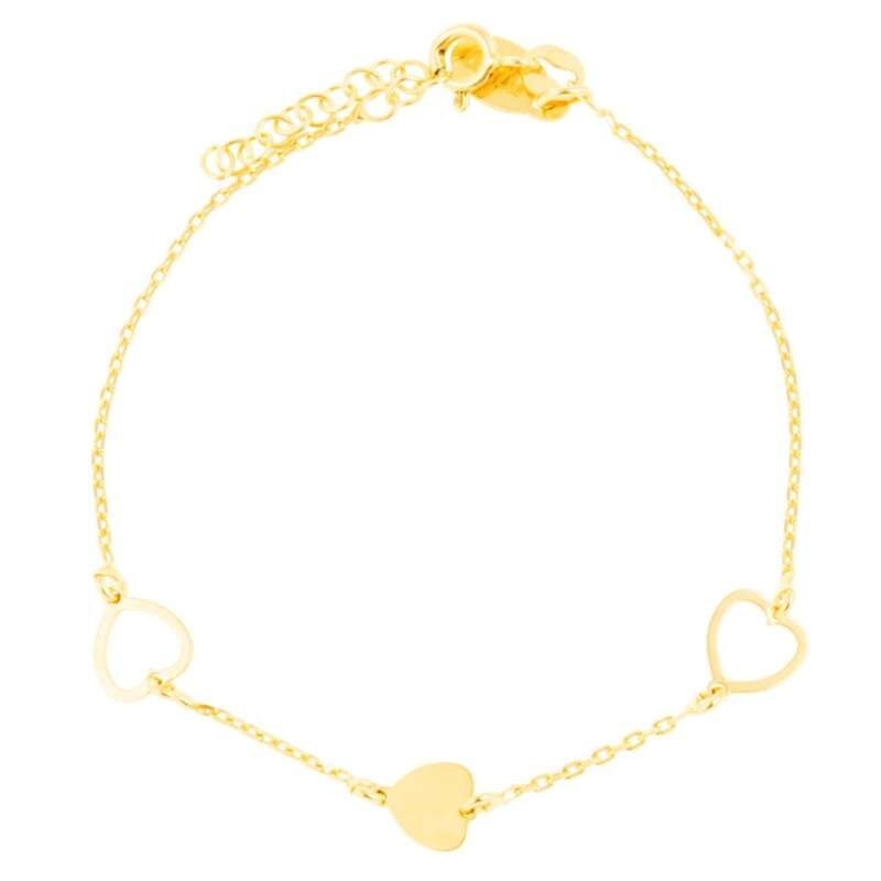 Bransoletka pozłacana srebro 925 z grawerem inicjałów i dedykacją