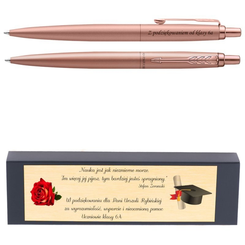 Długopis Parker Jotter XL Pink Gold z grawerem i dedykacją