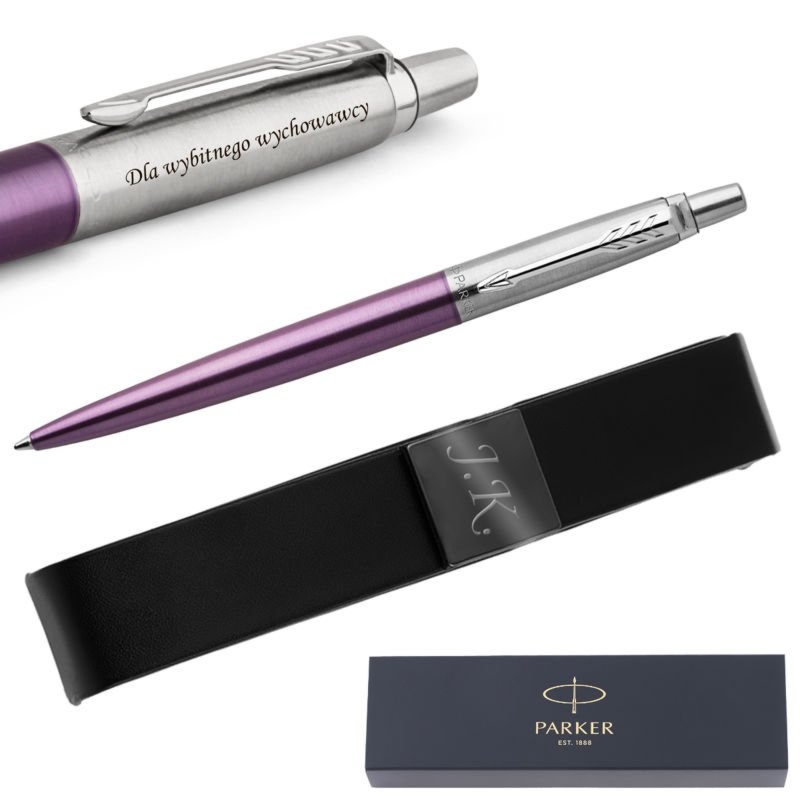 Długopis Parker Jotter CT Victoria Violet z etui i grawerem