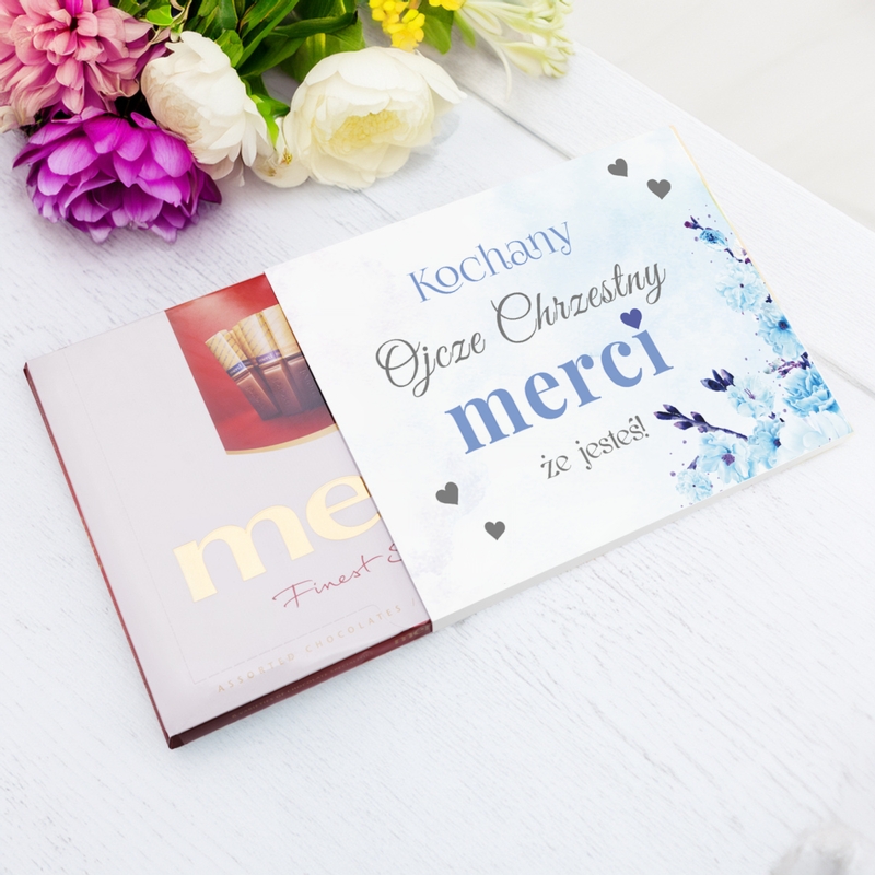 Merci dla Matki Chrzestnej – personalizowane podziękowanie z dedykacją