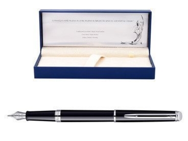 Pióro wieczne Waterman Hemisphere czarna laka CT z grawerem