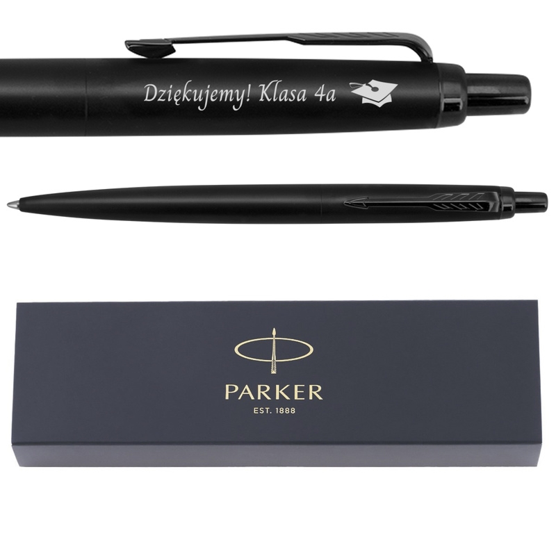 Długopis Parker Jotter XL Monochrome Black PVD z grawerem