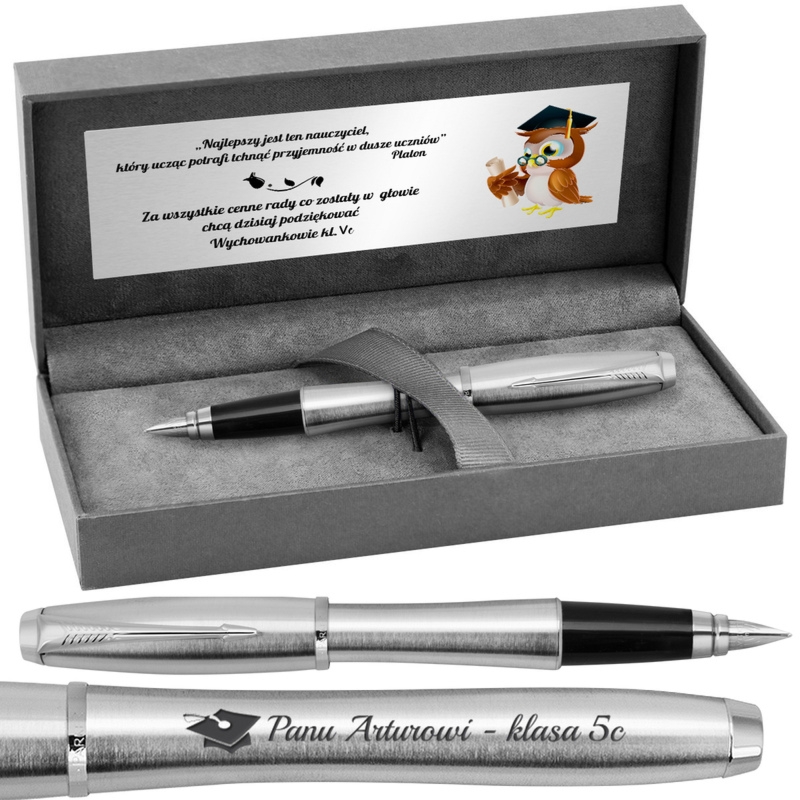 Pióro wieczne Parker Urban Metallic CT z grawerem w pudełku