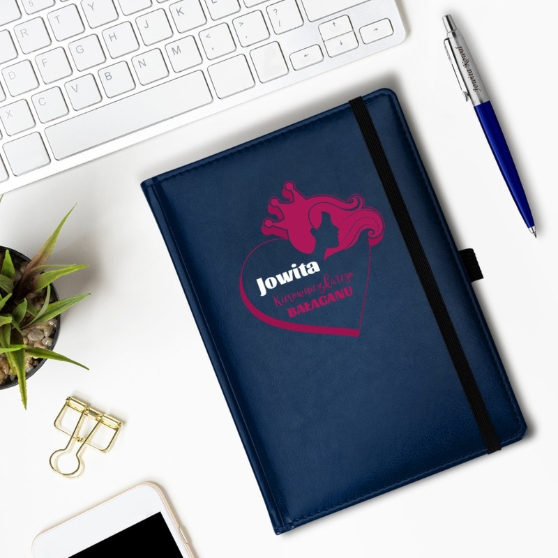 Zestaw dla kierowniczki bałaganu: notes Nebraska, nadruk UV i grawer