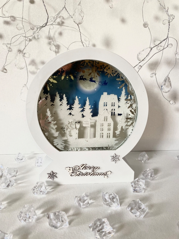 Drewniane koło świąteczne