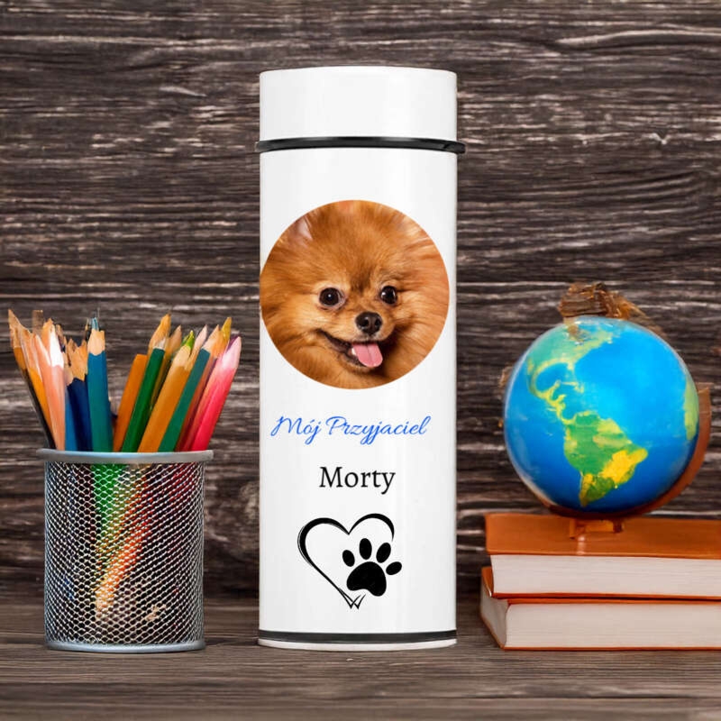 Personalizowany kubek termiczny 500 ml z wyświetlaczem LED