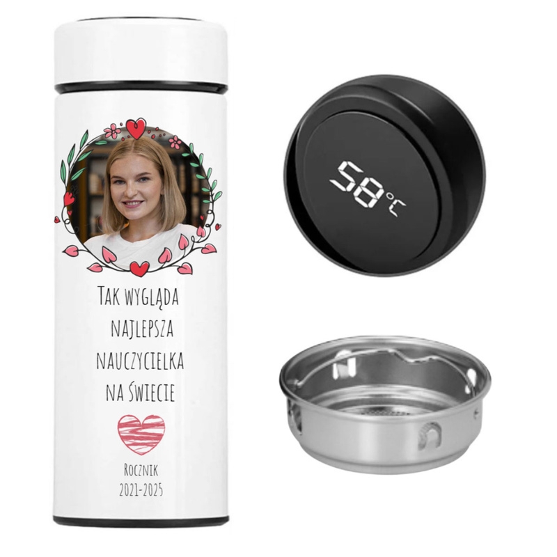 Dzień Nauczyciela: kubek termiczny LED z personalizacją UV