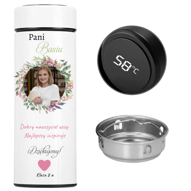 Dzień Nauczyciela: kubek z LED i personalizacją nadrukiem UV