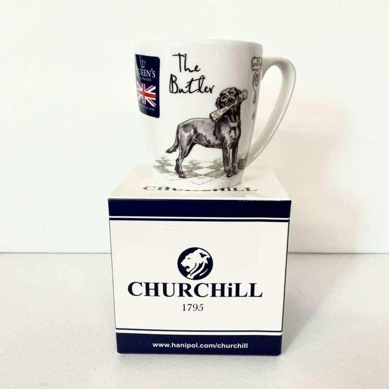 Porcelanowy kubek z motywem psa model The Butler 300 ml