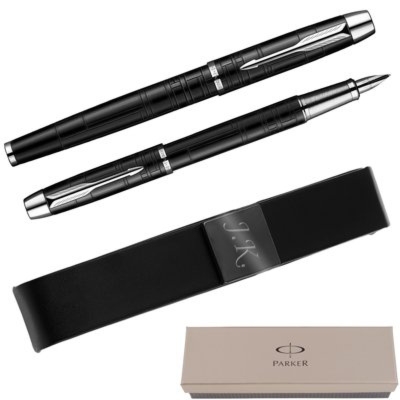 Pióro wieczne Parker IM Premium Czarny Mat + etui z grawerem
