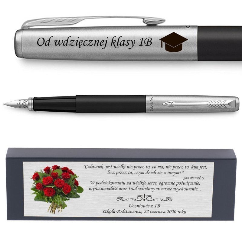 Pióro wieczne Parker Jotter Special czarne z grawerem i dedykacją
