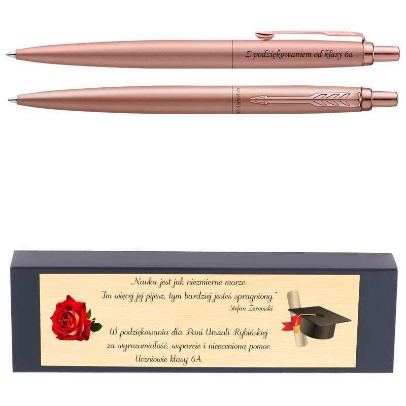 Image of Długopis Parker Jotter XL Monochrome Pink Gold Grawer i Dedykacja