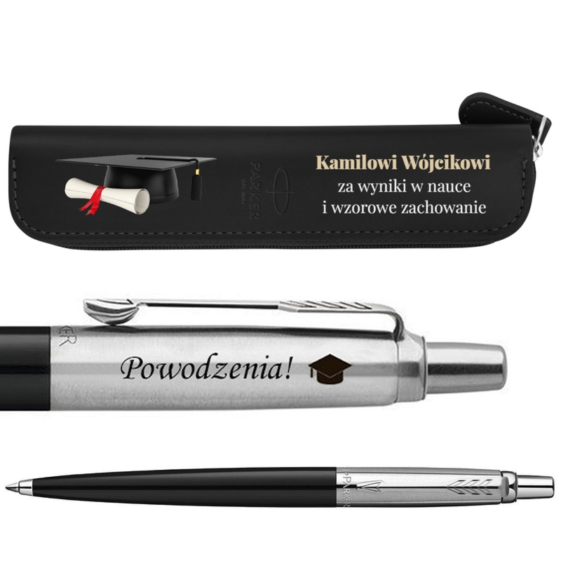 Nagroda za wyniki w nauce: Parker Jotter Black CT z grawerem