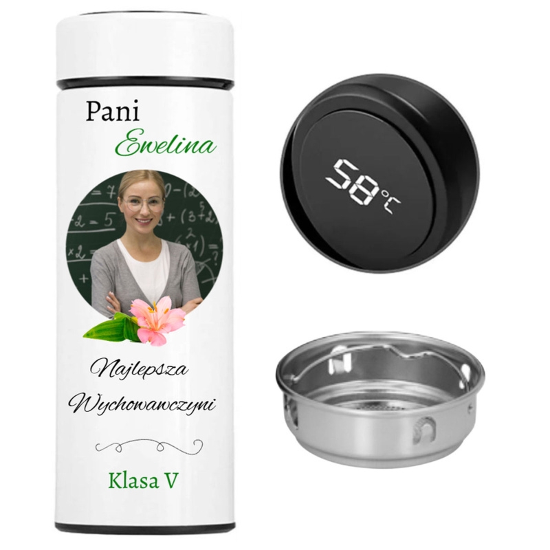 Na Dzień Nauczyciela kubek termiczny z LED i personalizacją UV