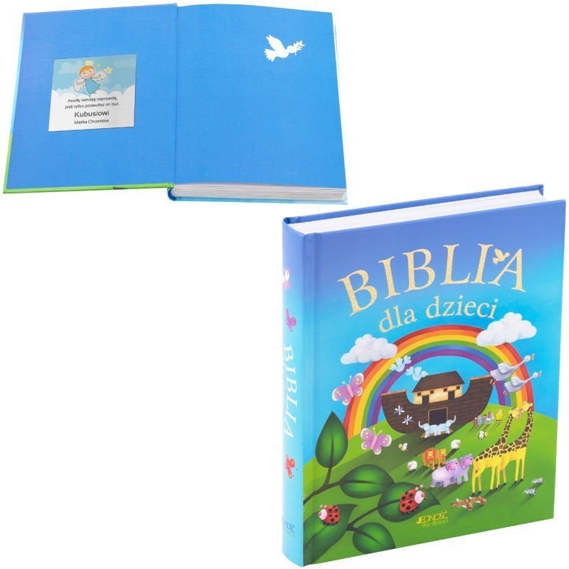 Image of Biblia dla Dzieci. Pamiątka na Chrzest Komunię z Dedykacją