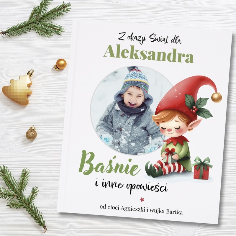 Bajki dla dzieci z nadrukiem na okładce/ Święty Mikołaj / Księga Baśni
