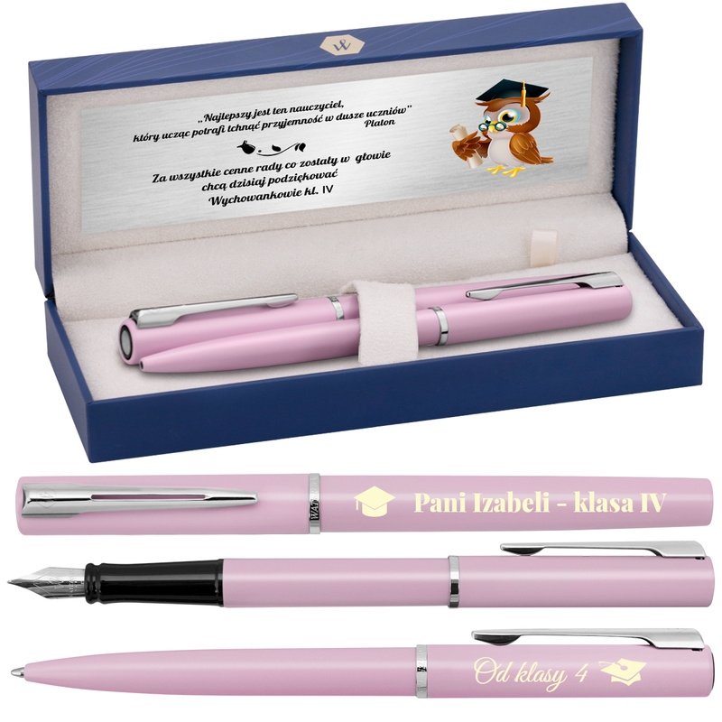 Image of Prezent piśmienniczy Zestaw w Etui Waterman Allure pastel róż Prezent