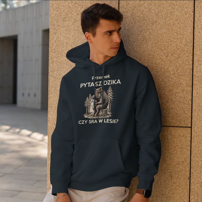 Personalizowana bluza męska z kapturem z Twoim Nadrukiem