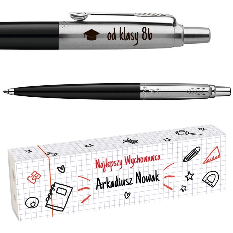 Długopis Parker Jotter dla nauczyciela na koniec roku z grawerem