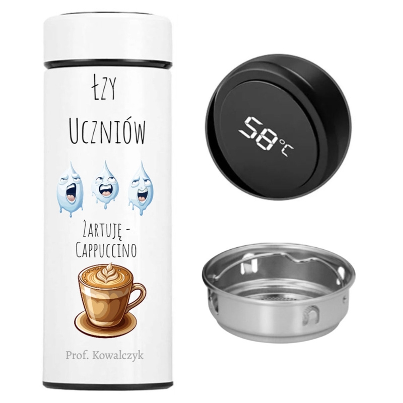 Prezent na Dzień Nauczyciela: kubek termiczny LED z nadrukiem UV