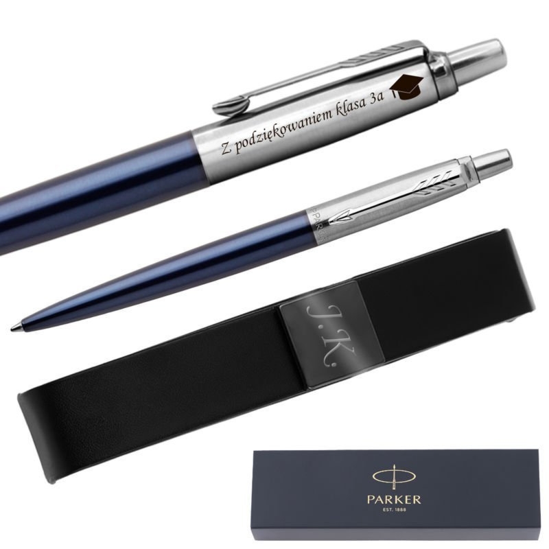 Długopis Parker Jotter CT Royal niebieski z etui i grawerem