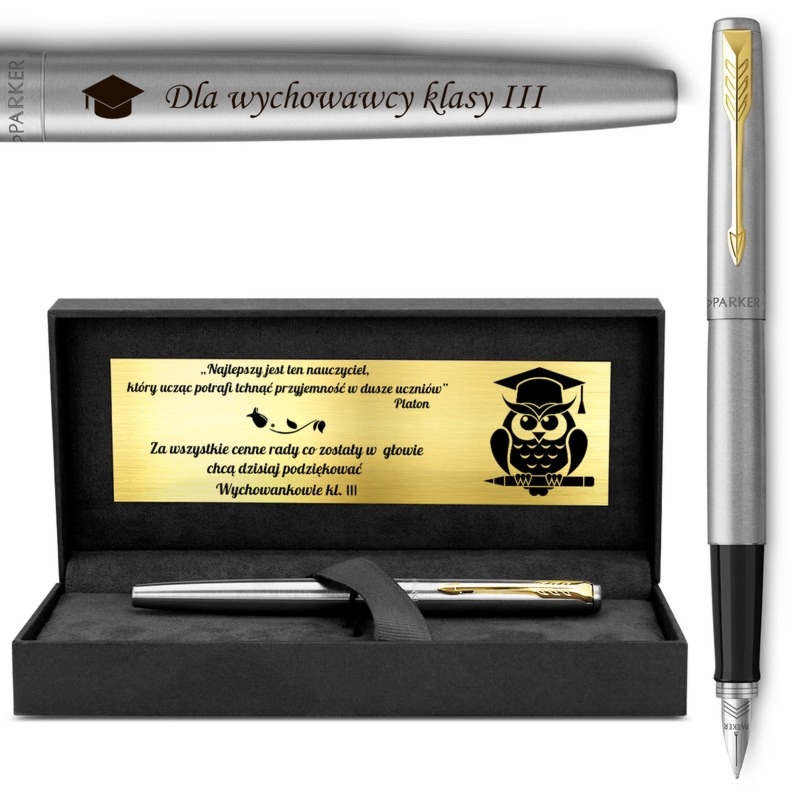 Prezent na Dzień Matki: Pióro wieczne Parker Jotter GT z grawerem