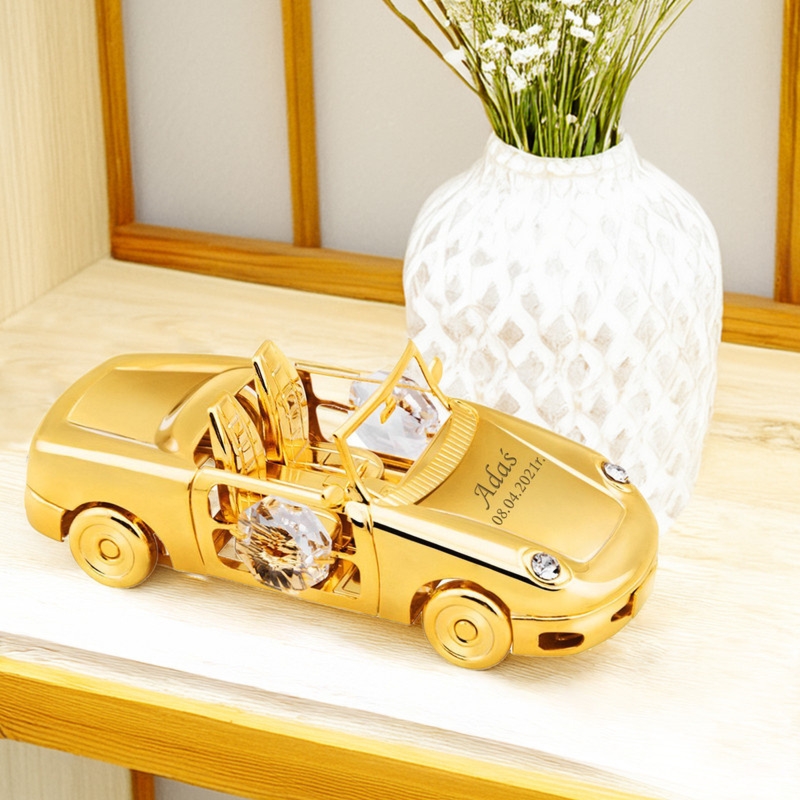 Auto pamiątka na chrzest roczek Grawer