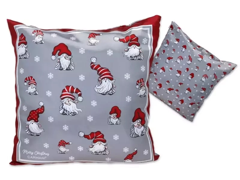 Boże Narodzenie: Poduszka CARMANI z wypełnieniem i suwakiem