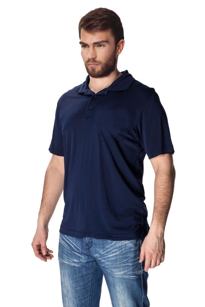 6318 koszulka t-shirt polo james bradley granatowy 