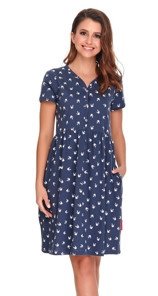 9927 koszula nocna do karmienia doctor nap - deep blue