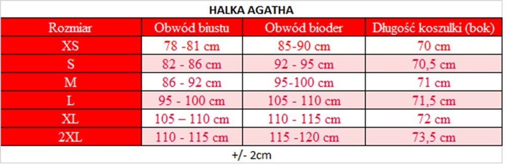 Agatha halka satynowa koszulka damska dkaren - jasny brąz