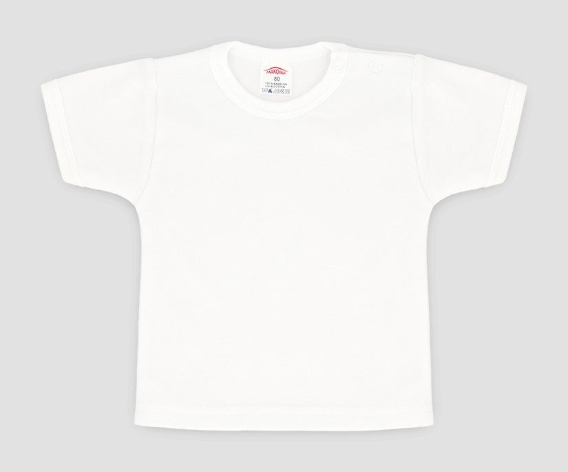 2008b podkoszulka z krótkim rękawem biała makoma 