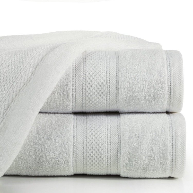 Ręcznik żakardowy modern eurofirany srebrny