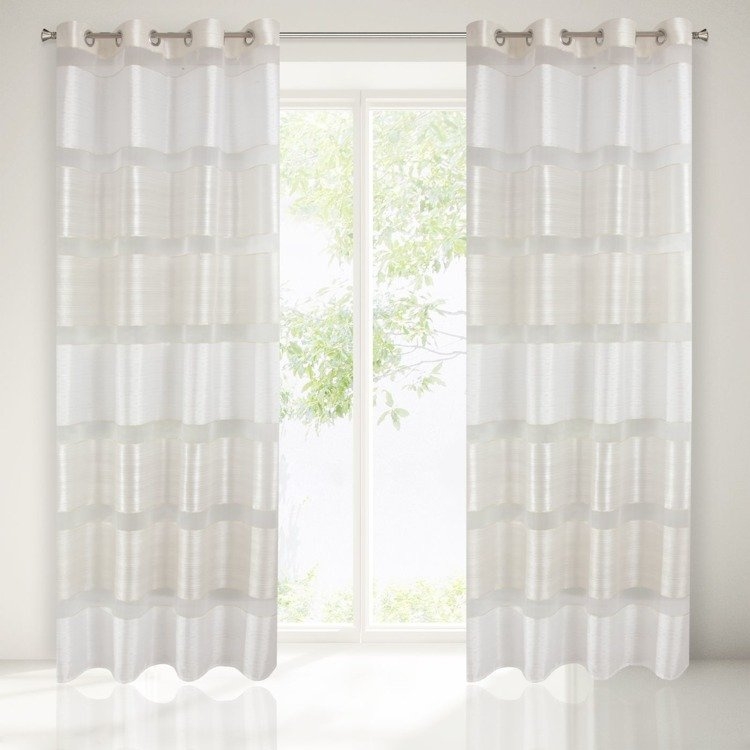 Zasłona gotowa alice eurofirany kremowa 