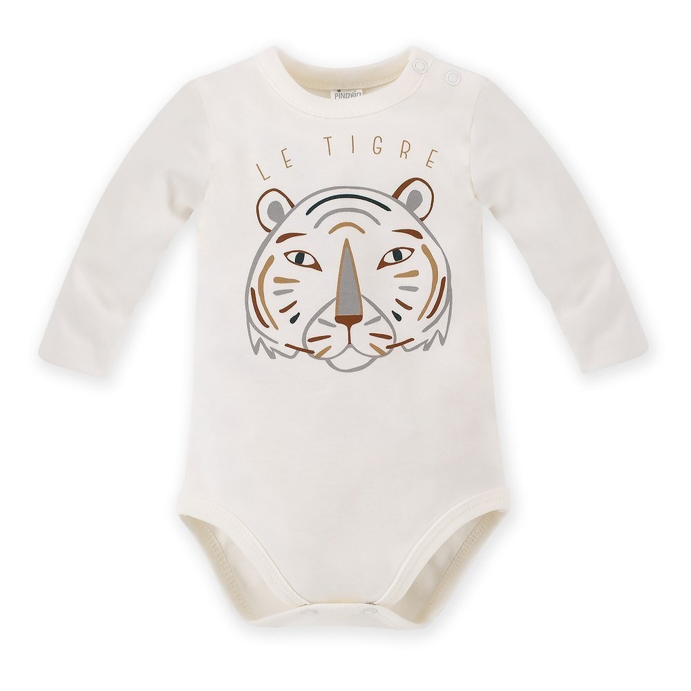 Le tigre body z długim rękawem pinokio - ecru 