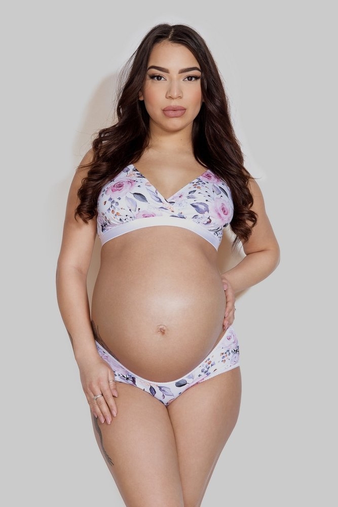 Mama panty figi ciążowe mitex pink