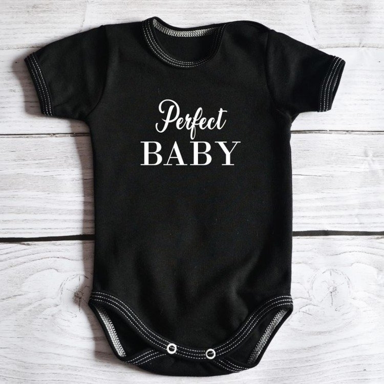 Body krótki rękaw body perfect baby moocha czarne